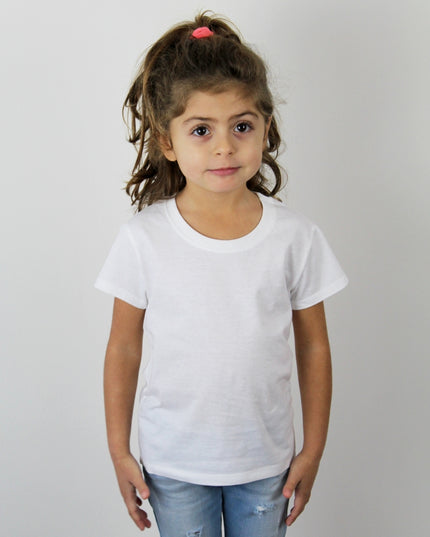T-shirt Bambina Girocollo in Cotone 100%