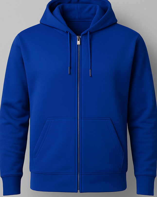 Felpa tasca cappuccio full zip