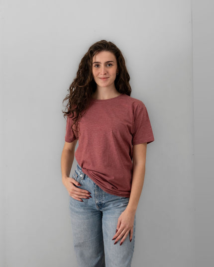 T-shirt Unisex Girocollo in Policotone – 65% Cotone, 35% Poliestere