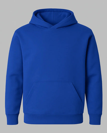 Felpa blu royal per bambino, ideale per scuola o tempo libero