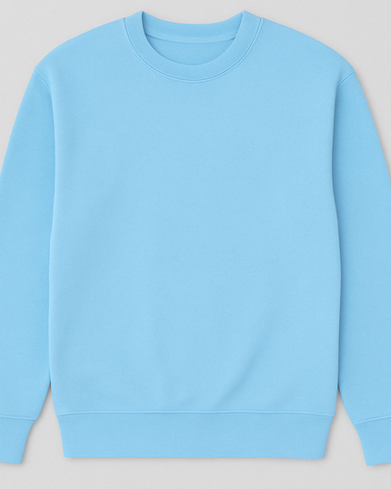 Felpa azzurra cielo per look fresco e vivace