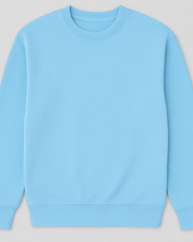 Felpa azzurra cielo per look fresco e vivace