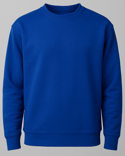 Felpa blu royal sportiva e casual