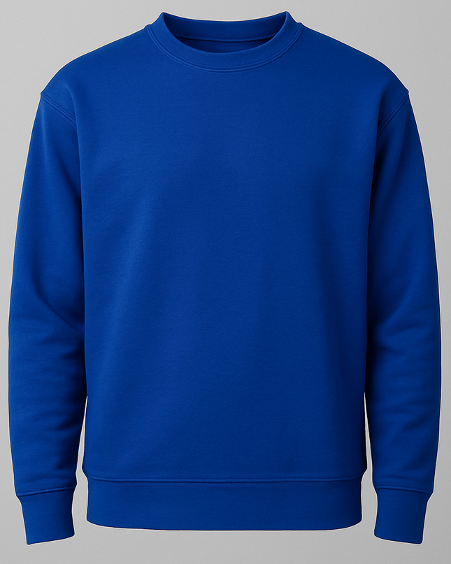 Felpa blu royal sportiva e casual