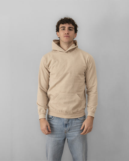 Felpa Unisex con Cappuccio e Polsini Elasticizzati – 300 GSM