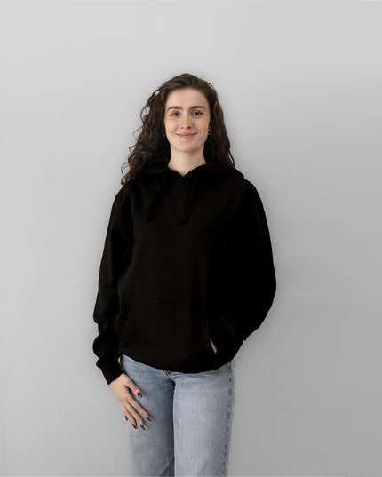 Felpa Unisex con Cappuccio e Polsini Elasticizzati – 300 GSM