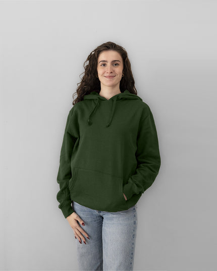 Felpa Unisex con Cappuccio e Polsini Elasticizzati – 300 GSM