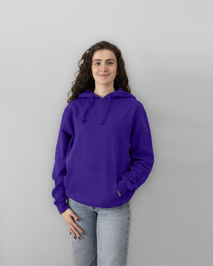 Felpa Unisex con Cappuccio e Polsini Elasticizzati – 300 GSM