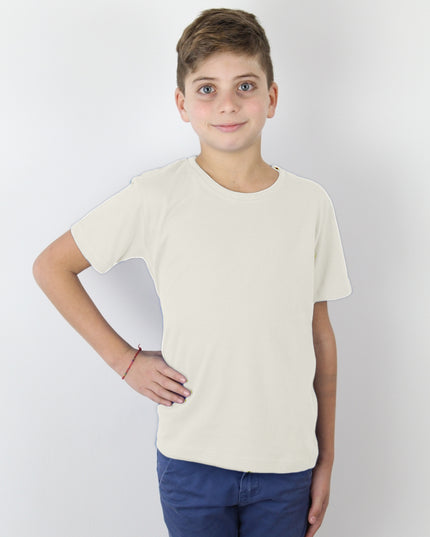 maglietta bambino bianco
