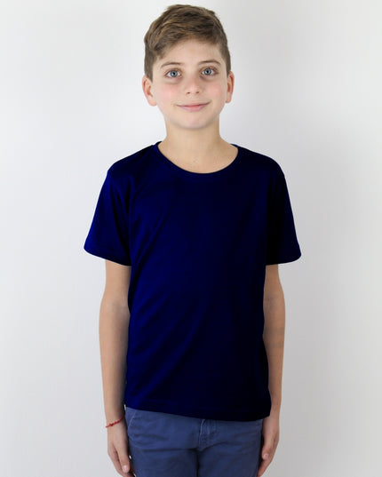maglietta bambino blu navy