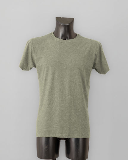 maglietta policotone verde oliva