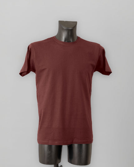 maglietta uomo cotone bordò