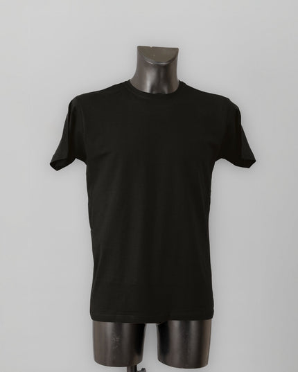 maglietta uomo cotone nero