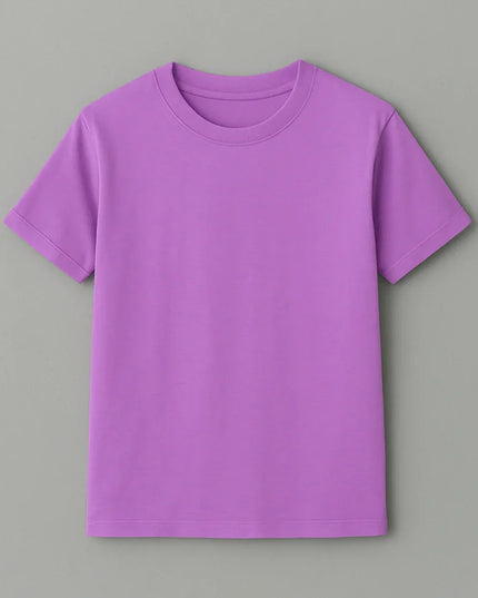 T-shirt lilla da donna, femminile e leggera